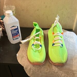 Vibrant Neon Green Women's Sneakers